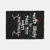 Am wahrscheinlichsten nehmen Bilder Weihnachts Wei Fleecedecke (Vorderseite (Horizontal))