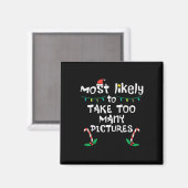 Am wahrscheinlichsten nehmen Bilder Weihnachts Wei Magnet (Vorderseite/Rückseite)
