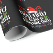 Am wahrscheinlichsten, nicht zu tun, passende Shir Geschenkpapier (Rolleneckpunkt)