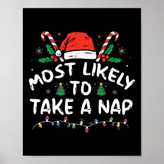 Am wahrscheinlichsten nimmt ein Nickerchen Familie Poster (Vorne)