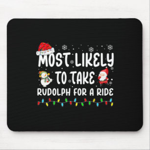 Am wahrscheinlichsten nimmt man Rudolph für einen  Mousepad