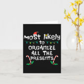 Am wahrscheinlichsten organisieren Weihnachts-Weih Karte (Gelbe Blume)