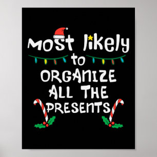 Am wahrscheinlichsten organisieren Weihnachts-Weih Poster