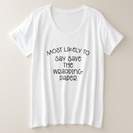 Am wahrscheinlichsten Rette das Versandpapier T-Sh Große Größe T-Shirt