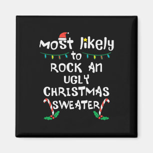 Am wahrscheinlichsten Rock Ugi Weihnachten Weihnac Magnet