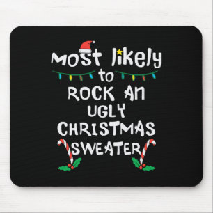 Am wahrscheinlichsten Rock Ugi Weihnachten Weihnac Mousepad
