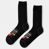 Am wahrscheinlichsten Rock Weihnachtssocken Funny Socken (Linkes Detail)
