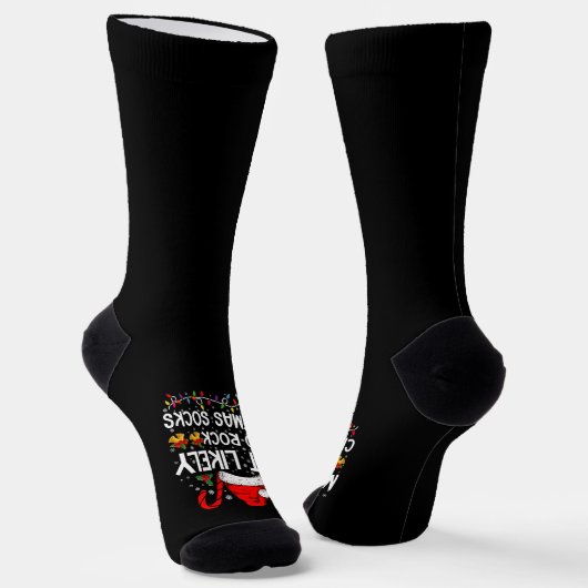 Am wahrscheinlichsten Rock Weihnachtssocken Funny Socken (Gewinkelt)