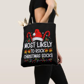 Am wahrscheinlichsten Rock Weihnachtssocken Funny Tasche (Von Nahem)