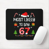 Am wahrscheinlichsten sagt 67 Meme Six Seven Santa Mousepad (Mit Mouse)