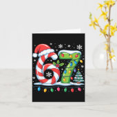 Am wahrscheinlichsten sagt 67 Weihnachten passend Karte (Gelbe Blume)