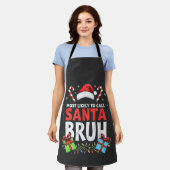 Am wahrscheinlichsten, Santa Bruh Funny Xmas anzur Schürze (Getragen)