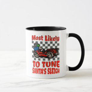 Am Wahrscheinlichsten Santa-Schlitten Lustiger Mec Tasse