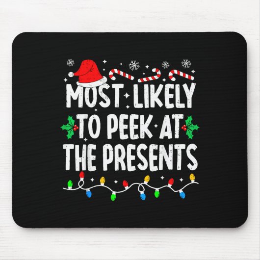 Am Wahrscheinlichsten Schaut Bei Dem Lustigen Pass Mousepad (Vorne)