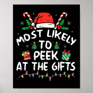 Am Wahrscheinlichsten Schaut Bei Den Geschenken Sa Poster
