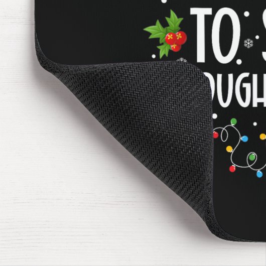 Am wahrscheinlichsten schlafen durch Weihnachten F Mousepad (Ecke)