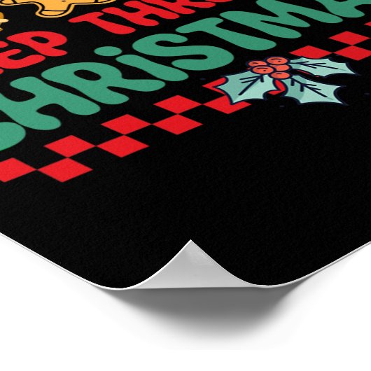 Am wahrscheinlichsten schlafen durch Weihnachten - Poster (Ecke)