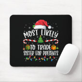 Am Wahrscheinlichsten Schwester Gegen Geschenke Fa Mousepad (Mit Mouse)
