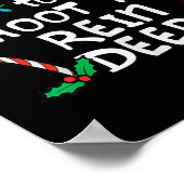 Am wahrscheinlichsten Shoot Rentier Weihnachtslied Poster (Ecke)