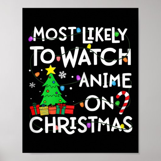 Am wahrscheinlichsten sieht man auf Weihnachten-We Poster (Vorne)