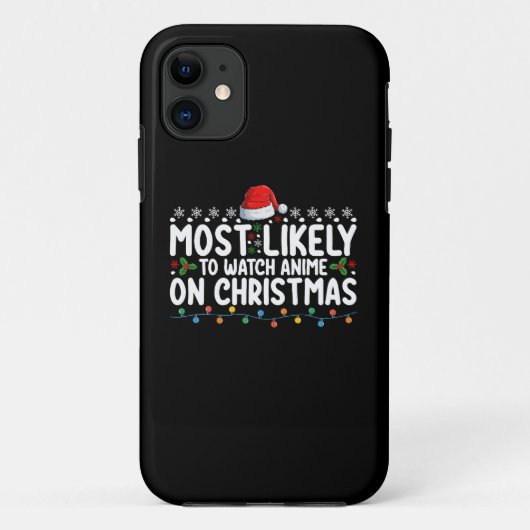 Am wahrscheinlichsten sieht man die Weihnachtsfami Case-Mate iPhone Hülle (Rückseite)