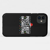 Am wahrscheinlichsten sieht man die Weihnachtsfami Case-Mate iPhone Hülle (Rückseite (Horizontal))