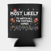 Am wahrscheinlichsten sind alle Fußballspiele. Dosenkühler (Vorderseite)