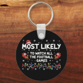 Am wahrscheinlichsten sind alle Fußballspiele. Schlüsselanhänger (Vorderseite)