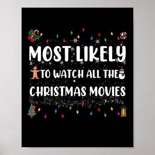 Am wahrscheinlichsten sind alle Weihnachtsfilme Poster (Vorne)