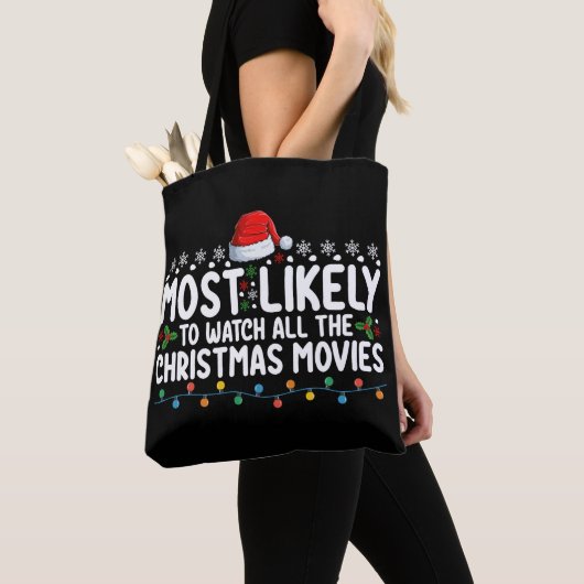 Am wahrscheinlichsten sind alle Weihnachtsfilme Tasche (Von Nahem)