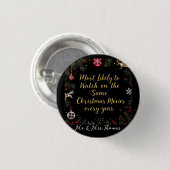 Am wahrscheinlichsten sind die gleichen Weihnachts Button (Vorne & Hinten)