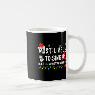 Am wahrscheinlichsten singen alle Weihnachtslieder Kaffeetasse