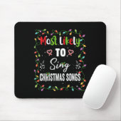 Am wahrscheinlichsten Singen Weihnachtslieder Fami Mousepad (Mit Mouse)