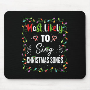 Am wahrscheinlichsten Singen Weihnachtslieder Fami Mousepad