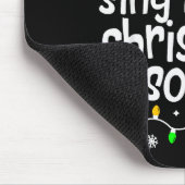 Am wahrscheinlichsten singt alle Weihnachtslieder Mousepad (Ecke)