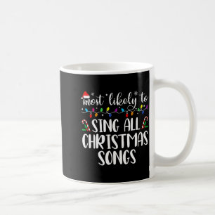 Am wahrscheinlichsten singt die ganze Familie Weih Kaffeetasse