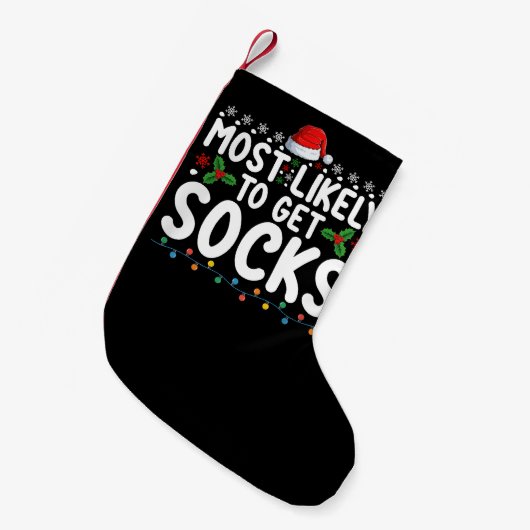 Am wahrscheinlichsten Socken Weihnachts-Familienur (Vorderansicht (hängend))