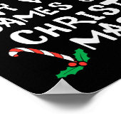 Am wahrscheinlichsten spielen Video Game Weihnacht Poster (Ecke)