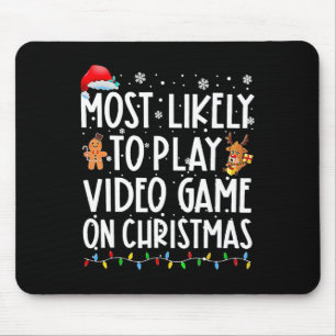 Am wahrscheinlichsten spielen Videospiele zu Weihn Mousepad
