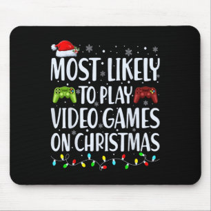 Am wahrscheinlichsten spielen Videospiele zu Weihn Mousepad