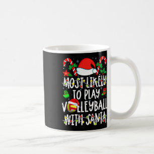 Am wahrscheinlichsten spielen Volleyball mit Weihn Kaffeetasse