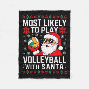 Am wahrscheinlichsten spielen Volleyball Weihnacht Fleecedecke