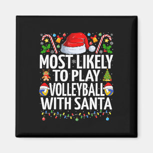 Am wahrscheinlichsten spielen Volleyball Weihnacht Magnet