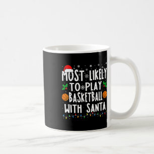 Am wahrscheinlichsten spielt Basketball mit der Sa Kaffeetasse