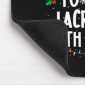 Am wahrscheinlichsten spielt Lacrosse mit Weihnach Mousepad (Ecke)