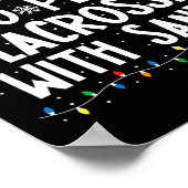 Am wahrscheinlichsten spielt Lacrosse mit Weihnach Poster (Ecke)