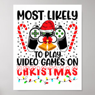 Am wahrscheinlichsten spielt man an Weihnachten Vi Poster