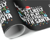 Am wahrscheinlichsten spielt man Volleyball mit Sa Geschenkpapier (Rolleneckpunkt)