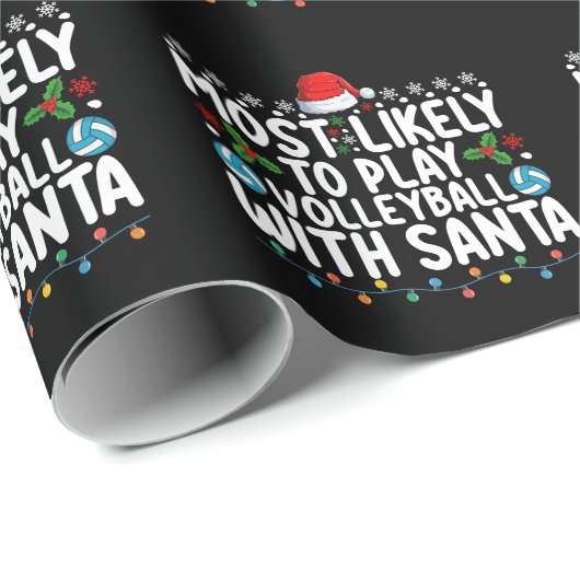 Am wahrscheinlichsten spielt man Volleyball mit Sa Geschenkpapier (Rolleneckpunkt)