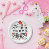 Am wahrscheinlichsten spielt Pickleball mit dem Sa Pappteller (Party)